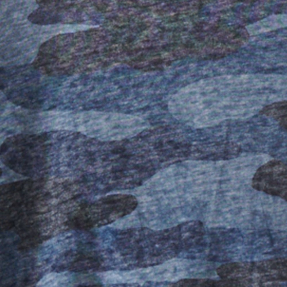 Lucky Brand V-Neck Camo Tee - Blue Multi - Picture 4 of 4